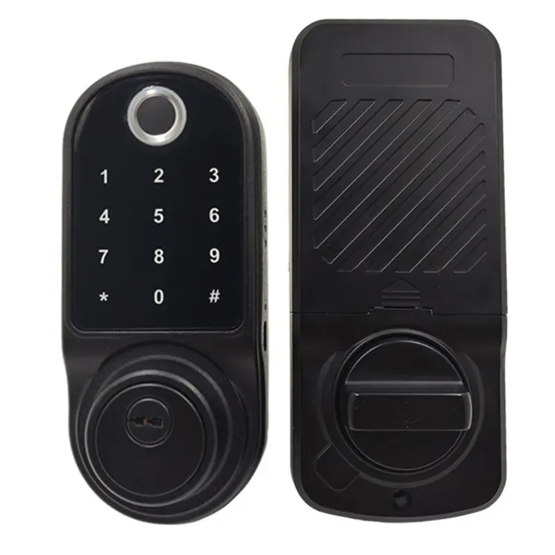 -[A51I Digital]Smart Door Lock Can Be Operated By Fingerprint Sensor, Remote Intercom App, Smart Door Lock