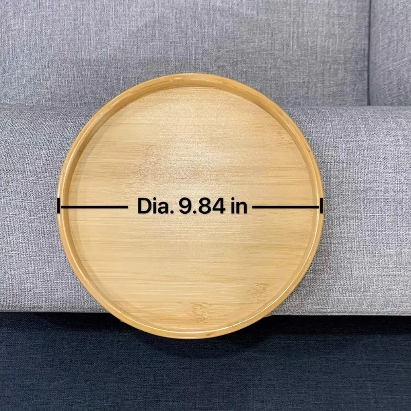 Storage Tray Table Sofa Armrest Clip-On Trays Natural Wooden Sofa Tray Practical TV Snack Trays for Remote Control Drink Snacks