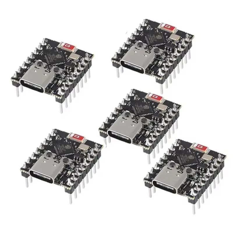 

AY14 - 5 шт. Плата разработки ESP32-C3, супермини-плата ESP32, плата разработки ESP32 с Wi-Fi и Bluetooth