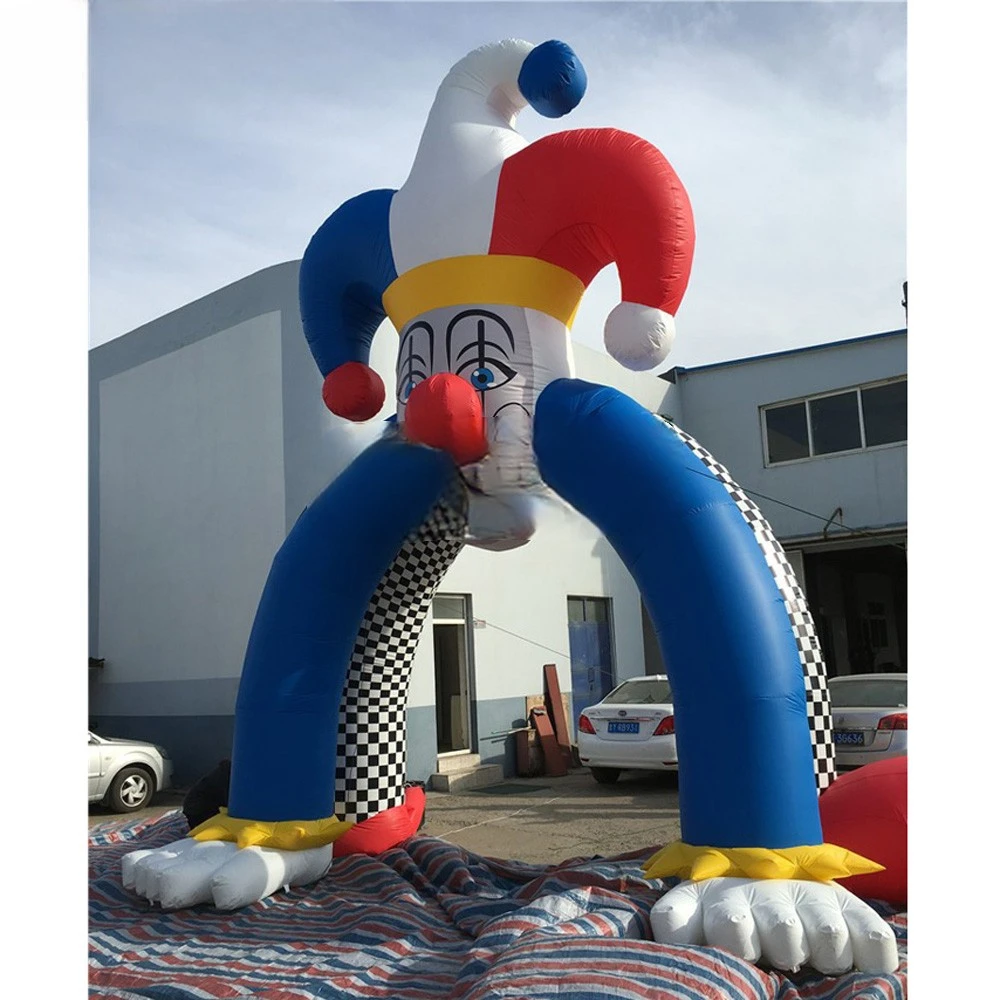 

Clown Face Inflatable 5x5m Giant Blow Up Halloween Arch for Yard Decoration Hot Sale