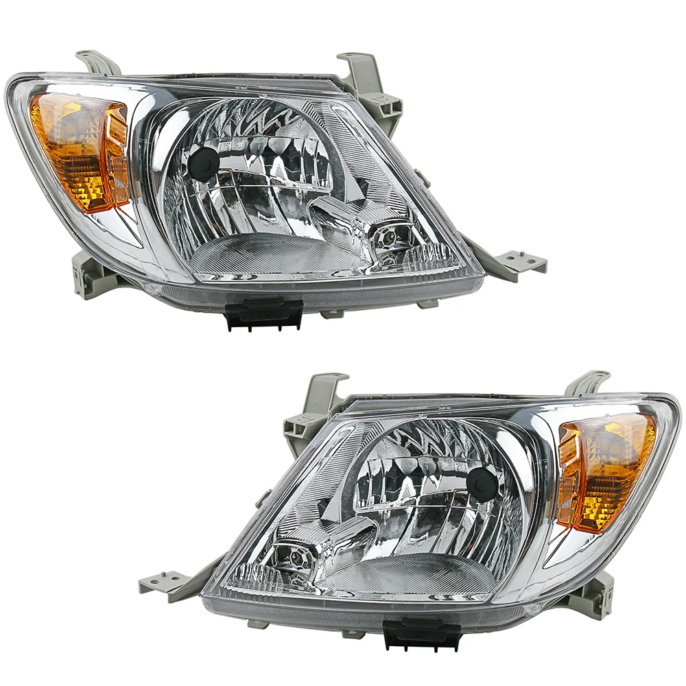 For Toyota Hilux Vigo Pickup 2005-2008 Front Bumper Head Light Headlamp Driving Headlight Turn Signal Light