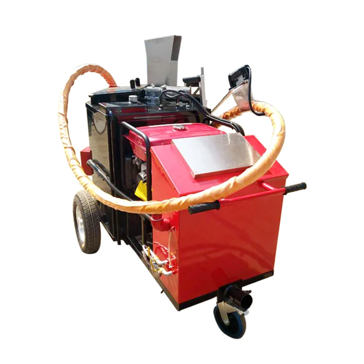 Road Crack Sealing Equipment Asphalt Grouting Machine Pavement Repair 75L Hand Push Stable Heating System Urban Road Use Custom
