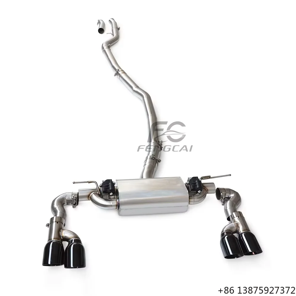 

B48 N20 Engine Quad Tip Exhaust for F30 318i 320i 330i 304 Stainless Steel Performance Catback Exhaust Muffler