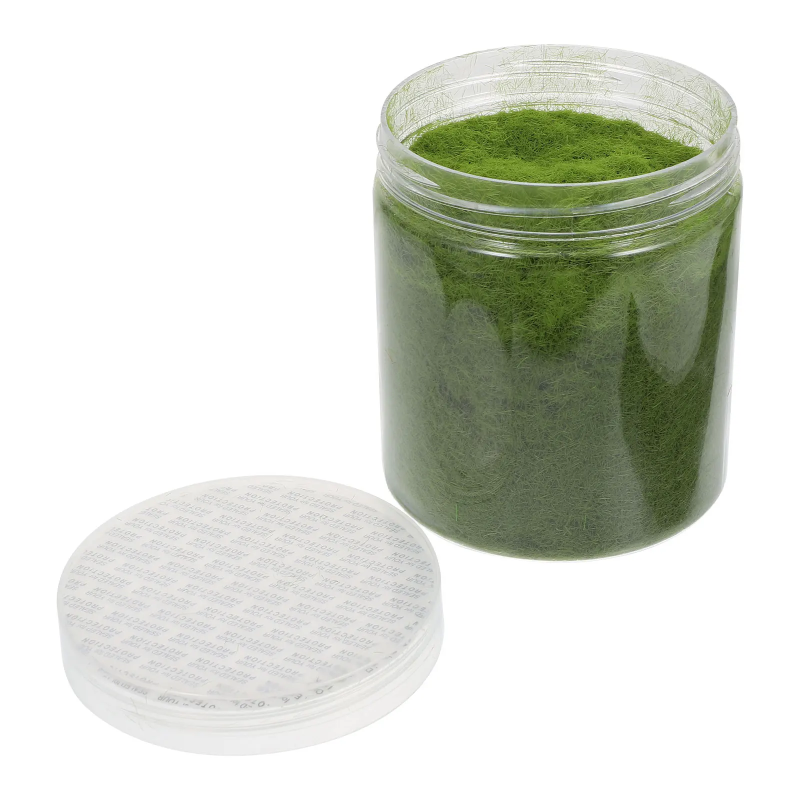 

1 Bottle Artificial Moss Decor Lifelike Nylon Lawn Powder for Landscape Building Prop Wedding Living Room Kitchen Shelves