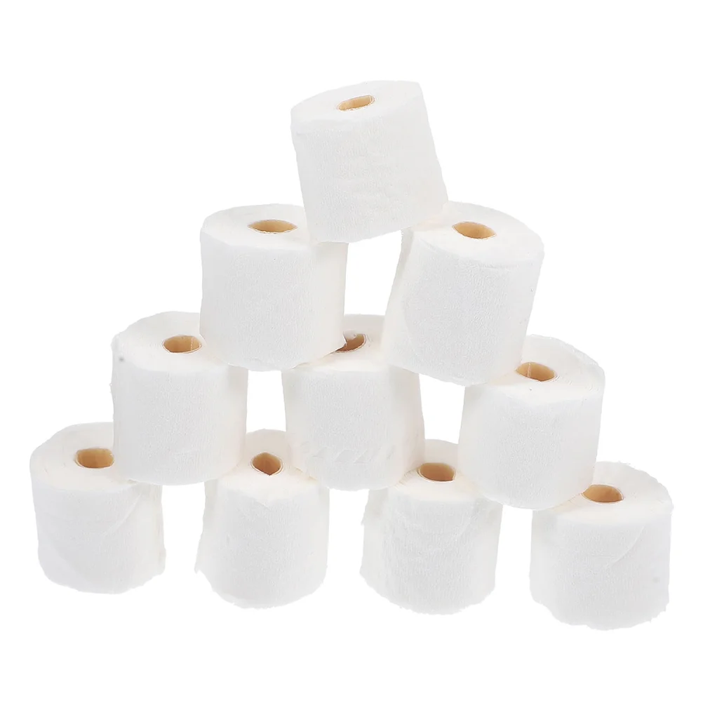 30 PCS Simulated Paper Towels Realistic Miniature Bathroom Decor Dollhouse Accessories