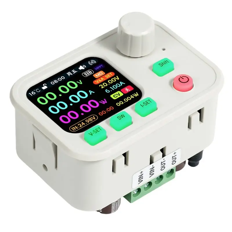 A93E-XY6506W DC Step-Down Power Supply 65V 6A 390W Digital Step-Down Converter Wifi Bluetooth MPPT IPS Color Screen