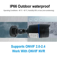 JIENUO 4K Poe Camera Outdoor Onvif Waterproof IP Security Night Vision Video Audio 4MP 5MP 8MP Bullet HD Home Cam Surveillance 3
