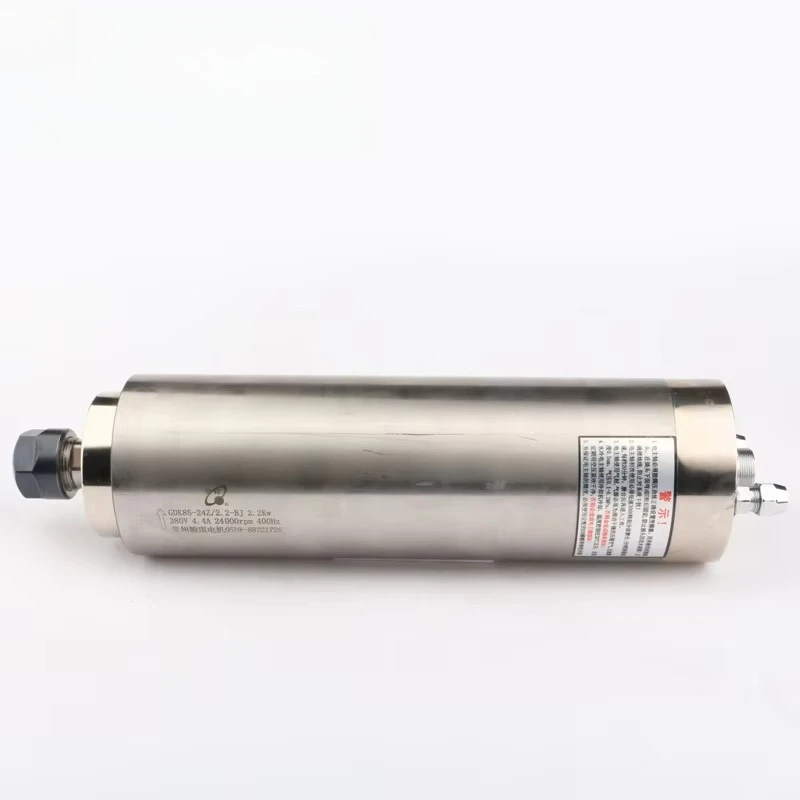 Engraving Machine 2.2kw Water-cooled Spindle GDK85-24Z/2.2-BJ Metal Engraving Drilling Constant Torque Spindle