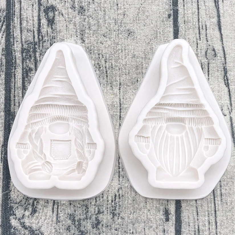 Gnomes Christmas Thanksgiving Day Silicone Sugarcraft Mold Cupcake Baking Mould Fondant Cake Decorating Tools