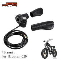 Motorcycles Accessories Throttle Turn Grip Throttle Handle Key Kits ABS PVC For Ridstar Q20 Electric Dirt Bike E-bikes Pit Bike