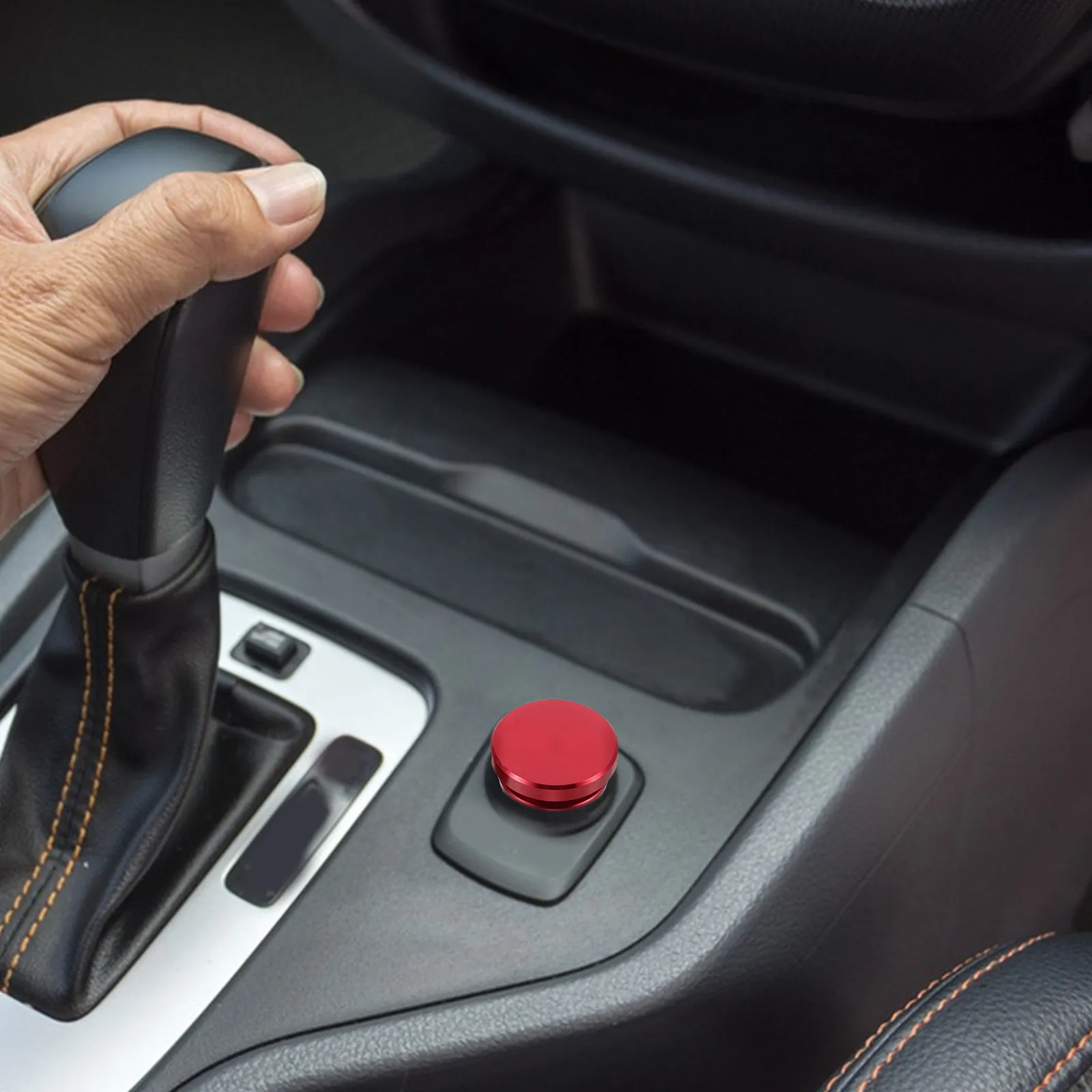 2Pcs Car Cigarette Lighter Dustproof Plug Red Metal Universal Fit Waterproof Power Socket Covers Car Accessories Replacement
