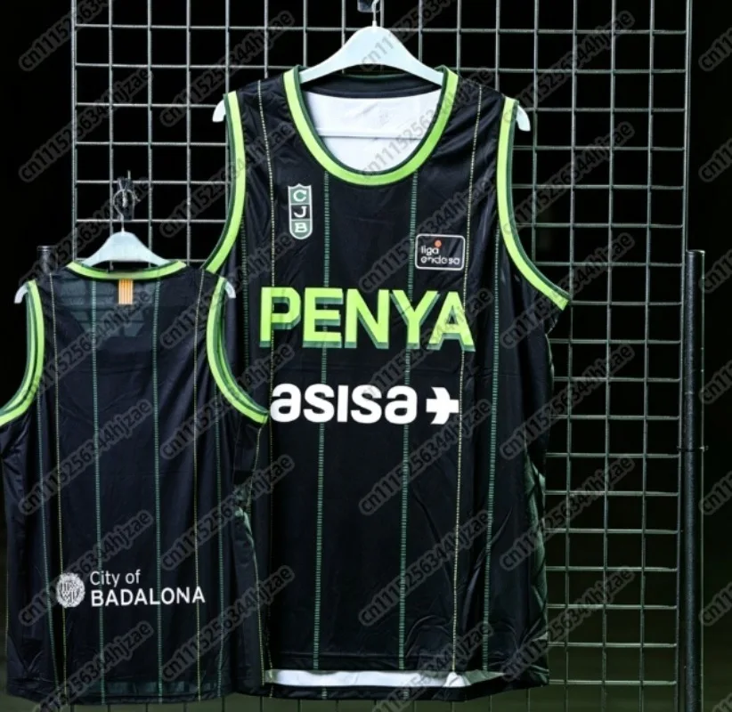 202627 Joventut Badalona Unisex Basketball Jersey Vest Men Sleeveless Breathable Vest Street Basketball Jersey FamilyMatching