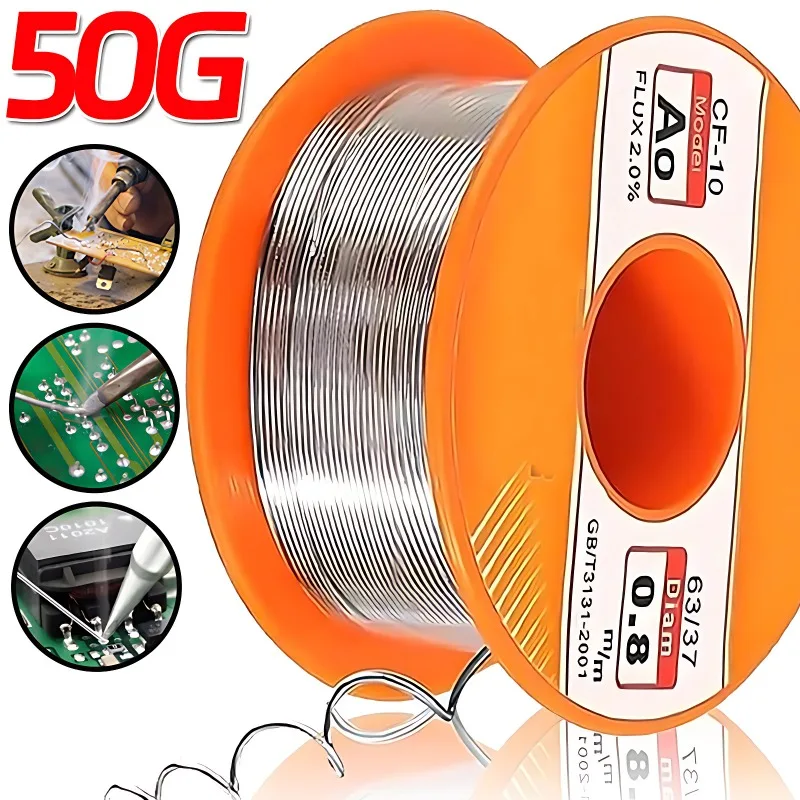 

50g Easy Melt Solder Wire Stainless Steel Low Temperature Aluminum Copper Iron Metal Weld Cored Welding Wires Soldering Rods