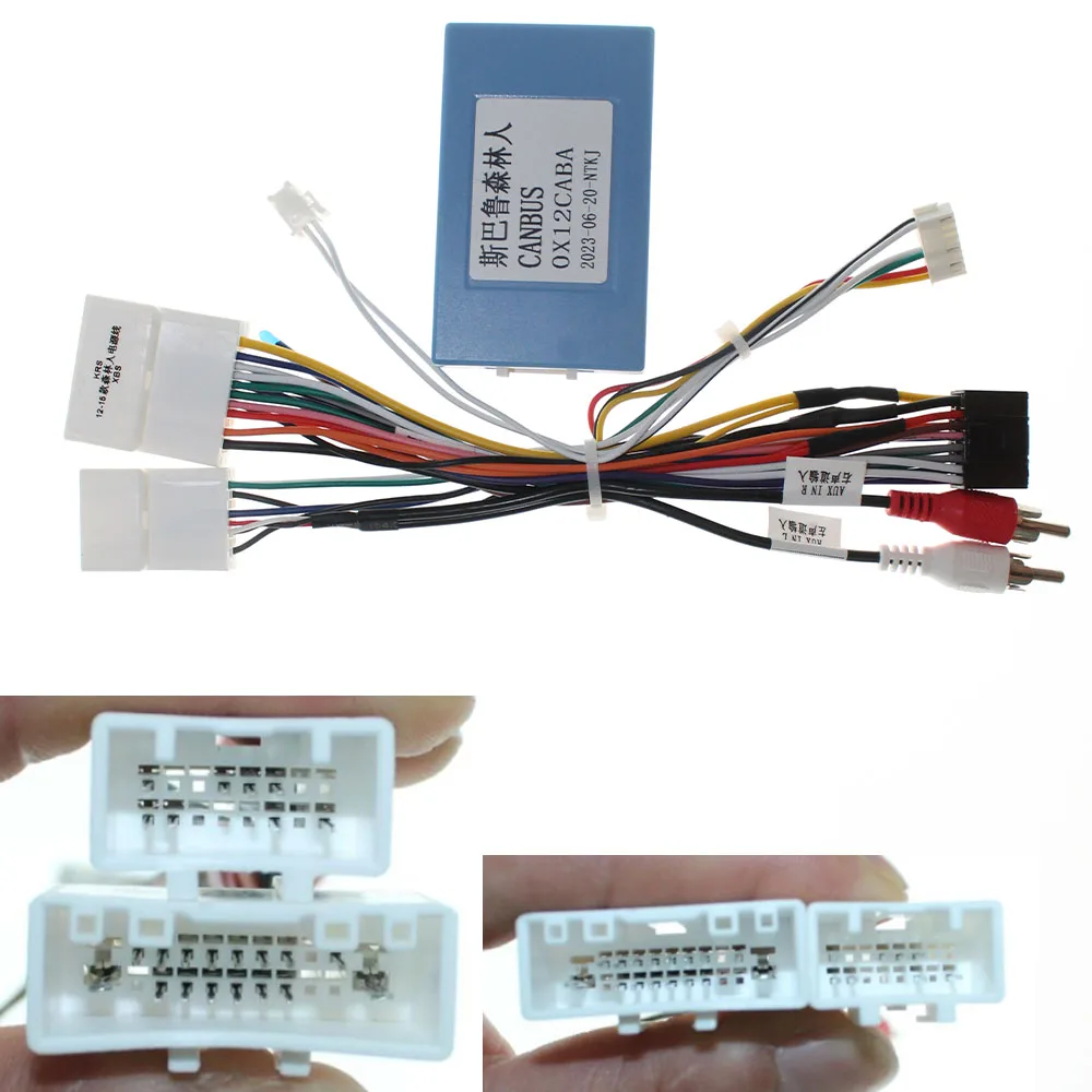 16Pin Car Wiring Harness Adapter Canbus Box Decoder Android Power Cable for Subaru Forester XV WRX Levorg Outback 2012-2017