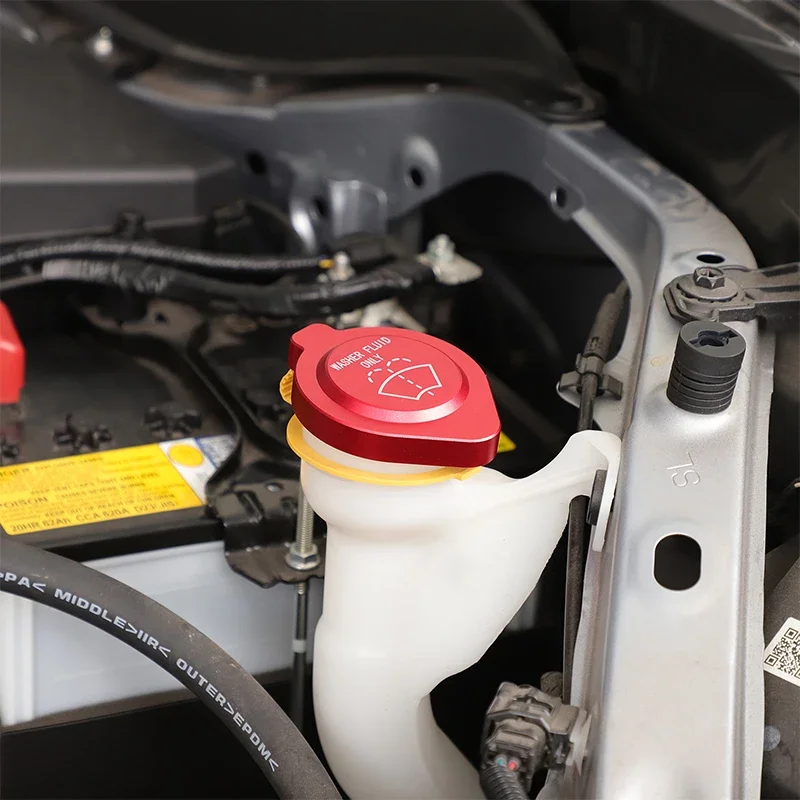 لسوبارو فورستر 2019-2024 سبائك الألومنيوم الأحمر ممسحة السيارة غطاء مفتاح المياه اكسسوارات السيارات الداخلية الزخرفية