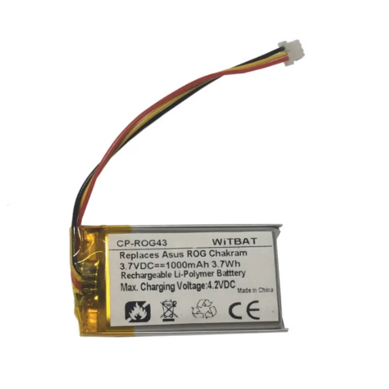 

New Battery for Asus ROG Chakram Wireless Mouse Li-Polymer Rechargeable Replacement 3.7V 1000mAh