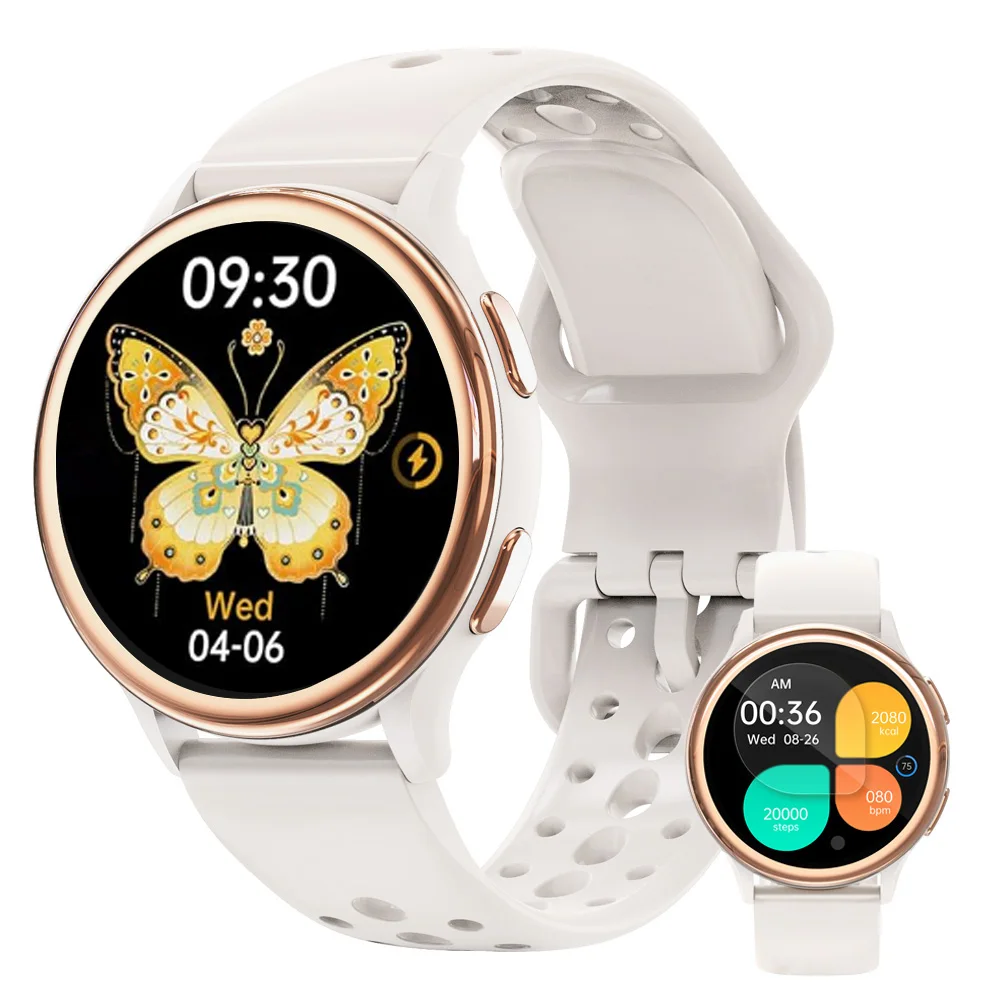 Smart Watches for Women [400+Watch Faces/Calls/Female Health], 1.27