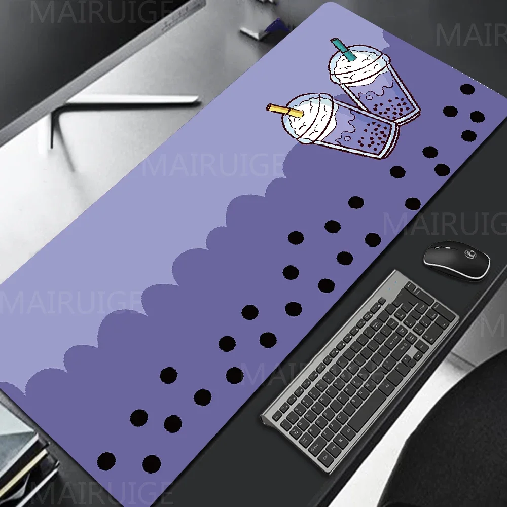 

500X1000 мм Kawaii большие коврики жемчужный чай с молоком, настольные аксессуары, офисный ковер, коврик для мыши XXL, милый коврик для мыши, настольный коврик, компьютерный коврик