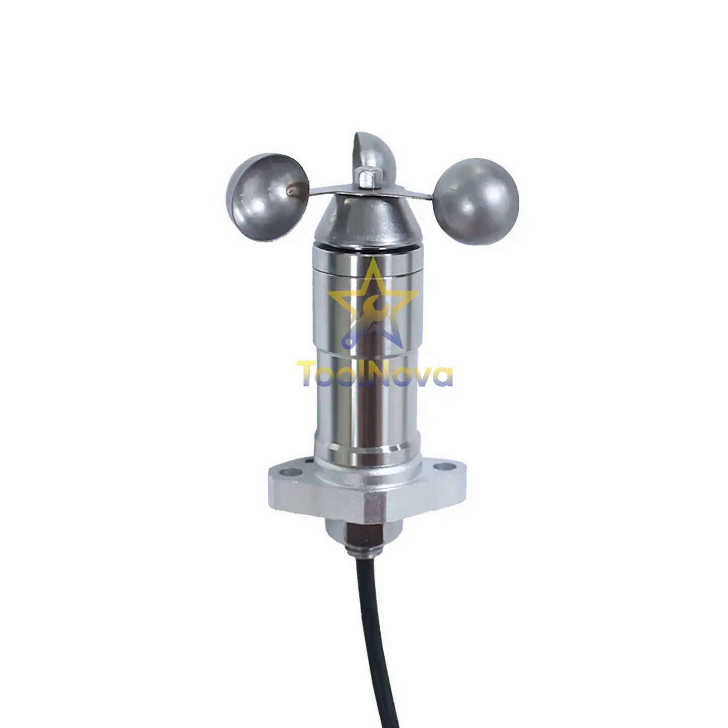 Miniature wind speed sensor Three-cup stainless steel outdoor tower crane RS485 measuring high-precision anemometer