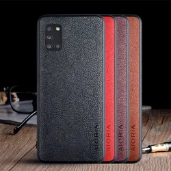 Case for Samsung Galaxy A31 funda luxury Vintage Leather skin coque phone soft cover for samsung galaxy a31 case capa