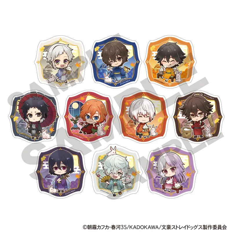 

Япония Crux Goods Bungo Stray Dog Exchange Тип акрилового зажима для наблюдения за луной Версия периферийных устройств
