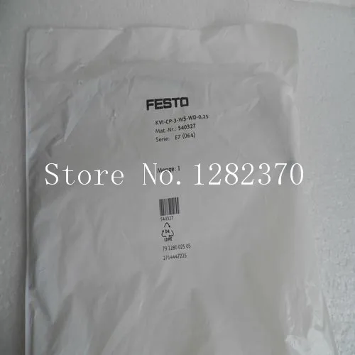 [SA] New original special sales FESTO plug KVI-CP-3-WS-WD-0,25 spot 540327 --5pcs/lot