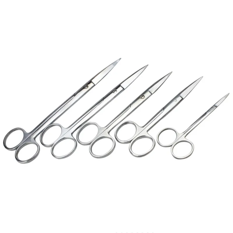 Stainless steel Surgical scissors Straight tip medical scissors Household scissors 12.5cm/ 14cm/ 16cm/ 18cm