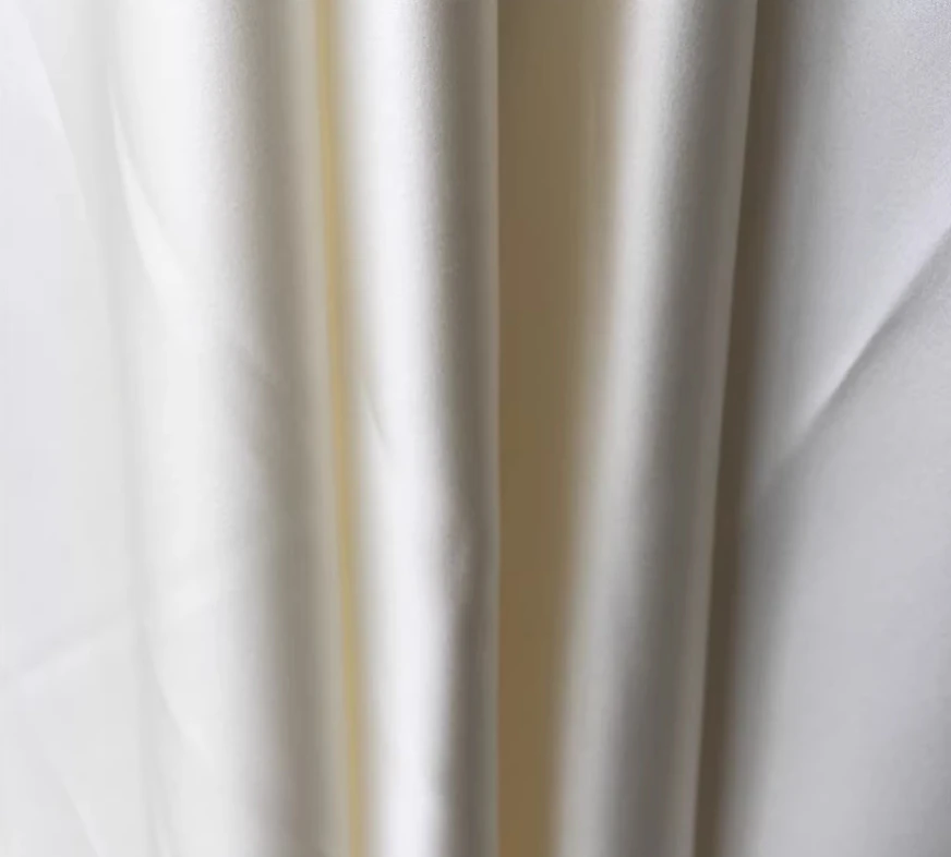 High Quality Soft Glossy Satin Wedding Dress Fabric Silk Satin Fabric for Sewing and Party Decoration RS24043