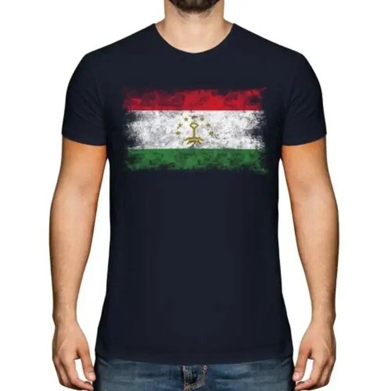 Tadschikistan Distressed Flagge Herren Top Tojikistan Tajikistan Geschenk
