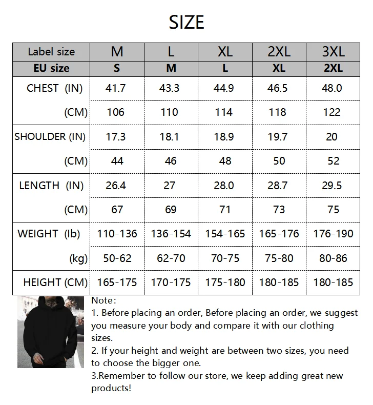 Black Sports Casual Hoodies Printed Men Women Fleece Warm Hooded Pullover Sweatshirt Fashionable Unisex Streetwear Brand Autumn 5