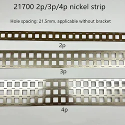 21700 Battery Hole Spacing 21.5mm Connection Plate Stamped SPCC Nickel Plating 1 Meter Parallel Without Bracket Nickel Strip