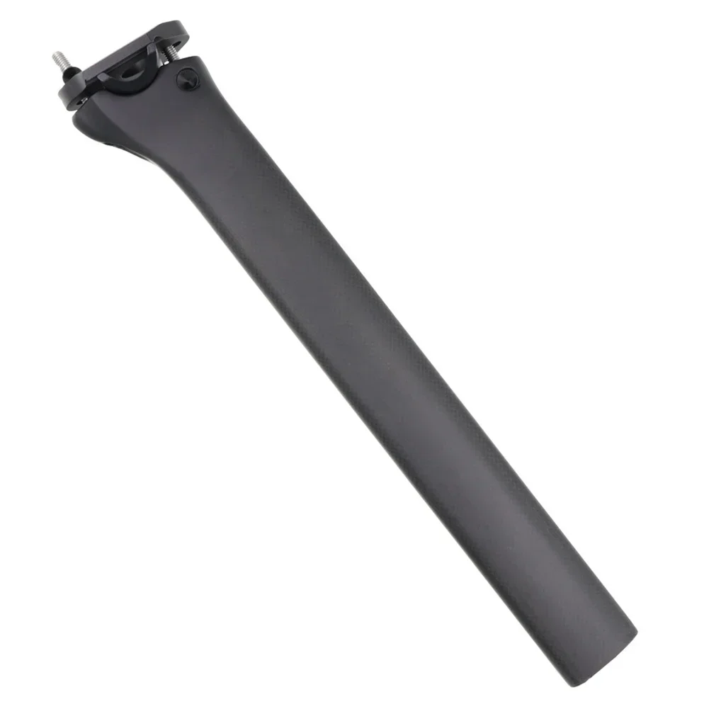 Road Mountain Bike Seatpost Carbon Fiber Construction High Modulus Carbon Fiber Superior Stiffness 340mm Length