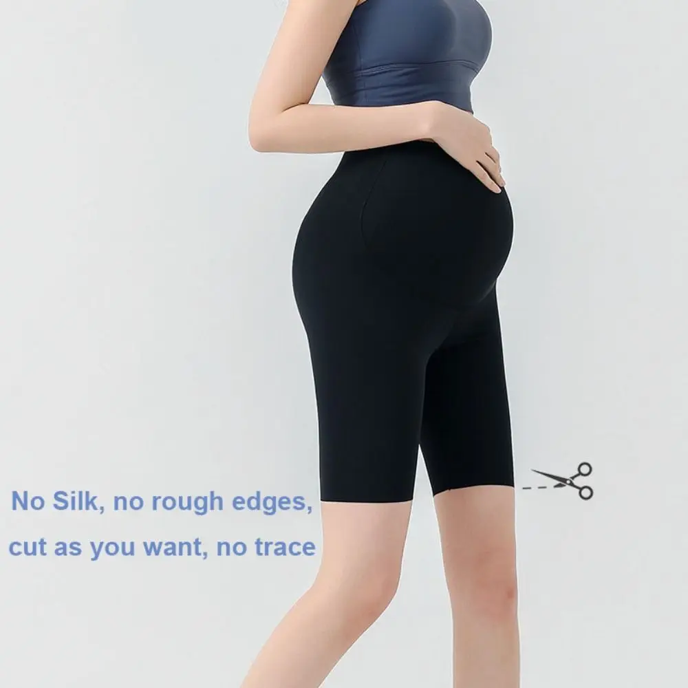 Comfortable Half Length Safety Pants High Waist Seamless Yoga Shark Pants Suitable Stretch Pregnant Women Leggings Sports