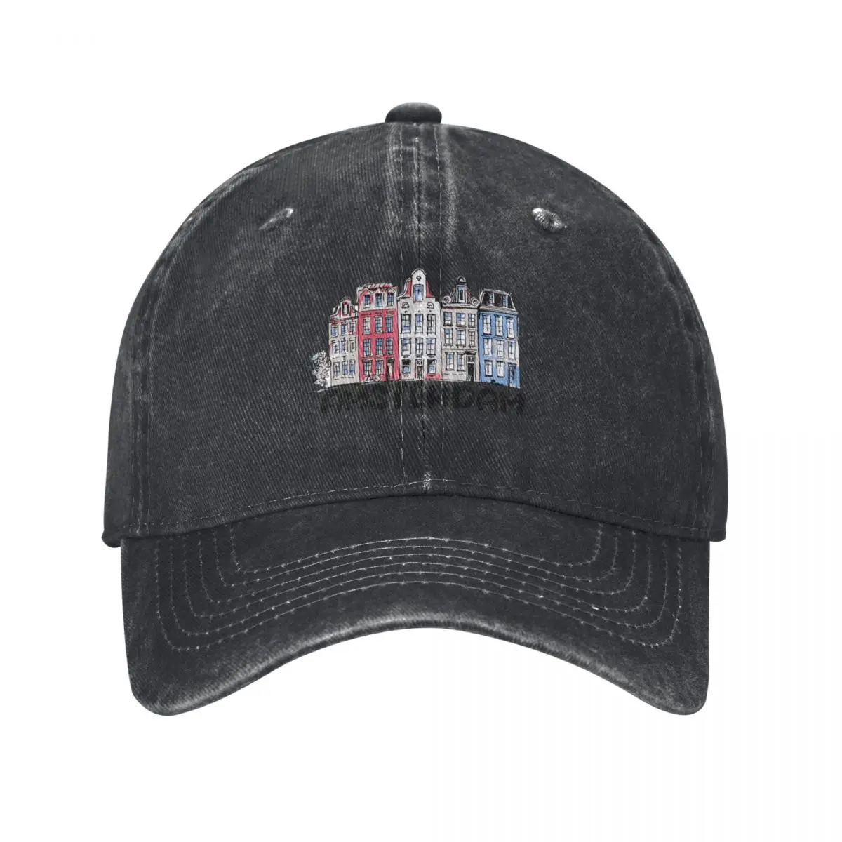

amsterdam skyline Baseball Cap Sports Cap Anime Women's Beach Visor Men's