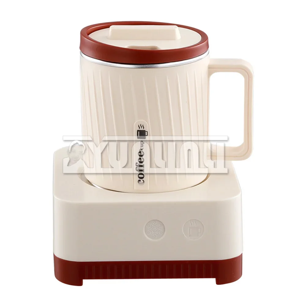 Mini taza de refrigeración rápida para el hogar, taza eléctrica para bebidas calientes y frías, 500ml