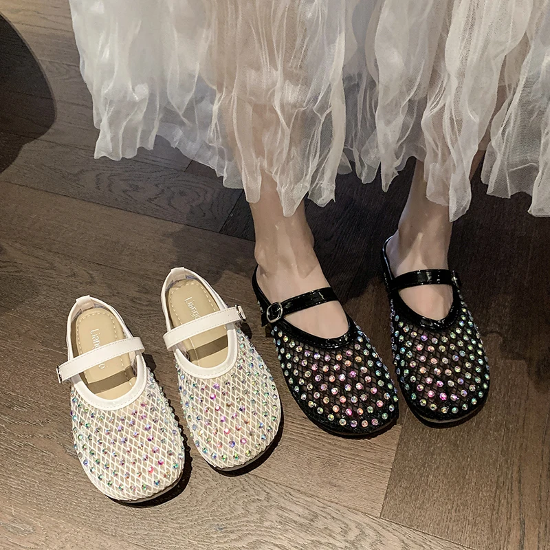 

Женские тапочки, дышащие сетчатые модные дизайнерские брендовые женские сандалии, новая обувь на мягкой платформе на плоской подошве, женские сандалии De Mujer