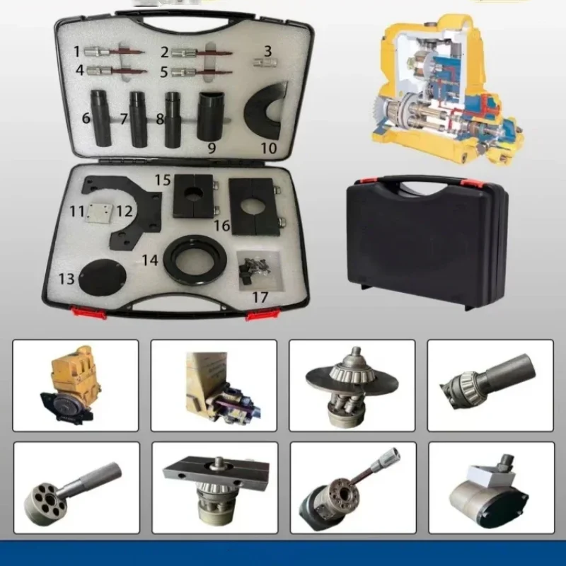 For CAT C7 C9 Diesel Actuating Pump Disassembly Tool Set Pump Bearing Installation Plunger Testing Repair Kits