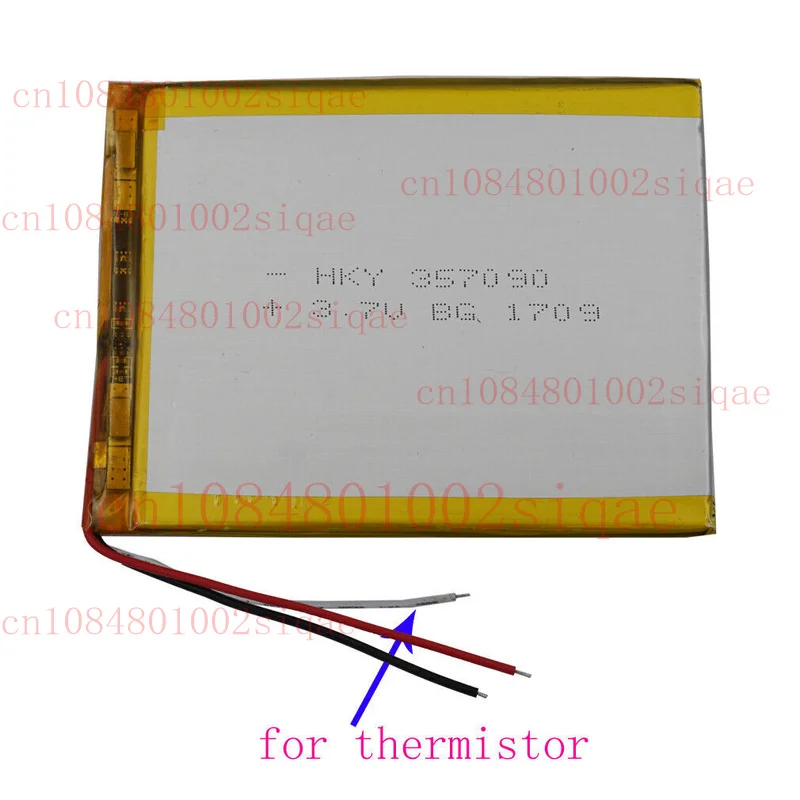 3.7V 3500mAh 12.95Wh Polímero Li Batería 357090 Lipo Para Bluetooth Tablet PC GPS WYORESY