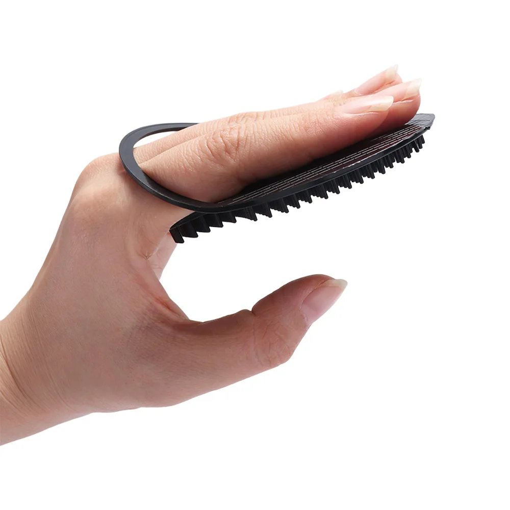 Black Hair Comb Brush Hair Washing Plastic Massage Brush Portable Scalp Body Shower Pocket Shampoo Comb Men