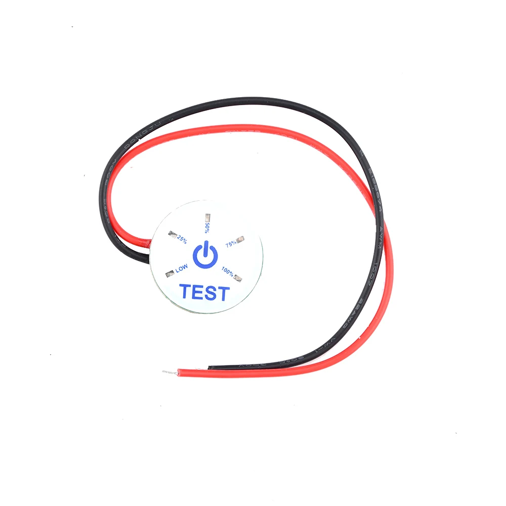 Mini Battery Capacity Indicator Power Level Display 1S 2S 3S 4S 5S 6S 4.2V-25.2V Li-ion 12V Lead acid with Undervoltage Warning