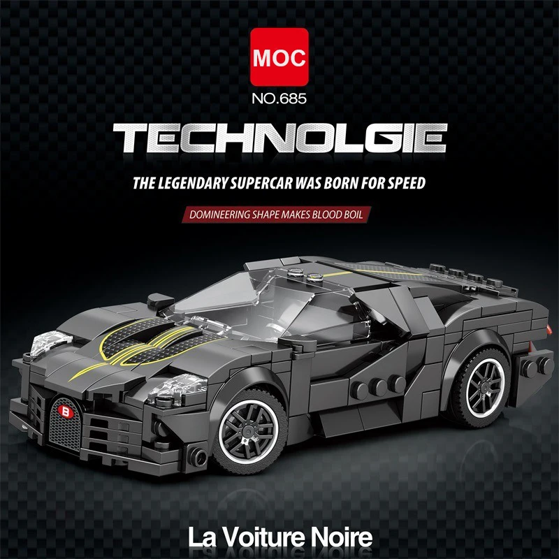 

1:24 спортивный автомобиль, модель родстера, набор строительных блоков, MOC, сборная головоломка, маленькие частицы, кирпичи, игрушки, украшения для детей, подарки