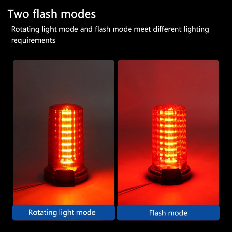 Patrol rotating warning lights, engineering signal lights, vehicle-mounted LED emergency flashing operation lights