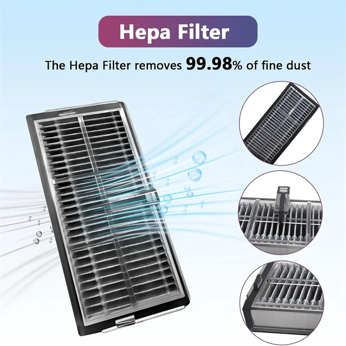 For X30 Ultra Vacuum Cleaner Accessories Main Side Brush HEPA Filter Mop Cloth Dust Bags Replacement Parts