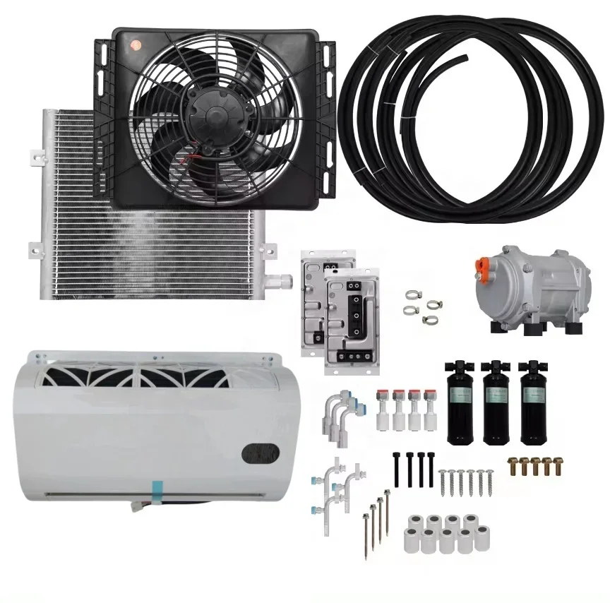 Universal Heating and Cooling air Conditioner 24v Evaporator Original Car air Conditioning System 12v Hidden air Conditioner