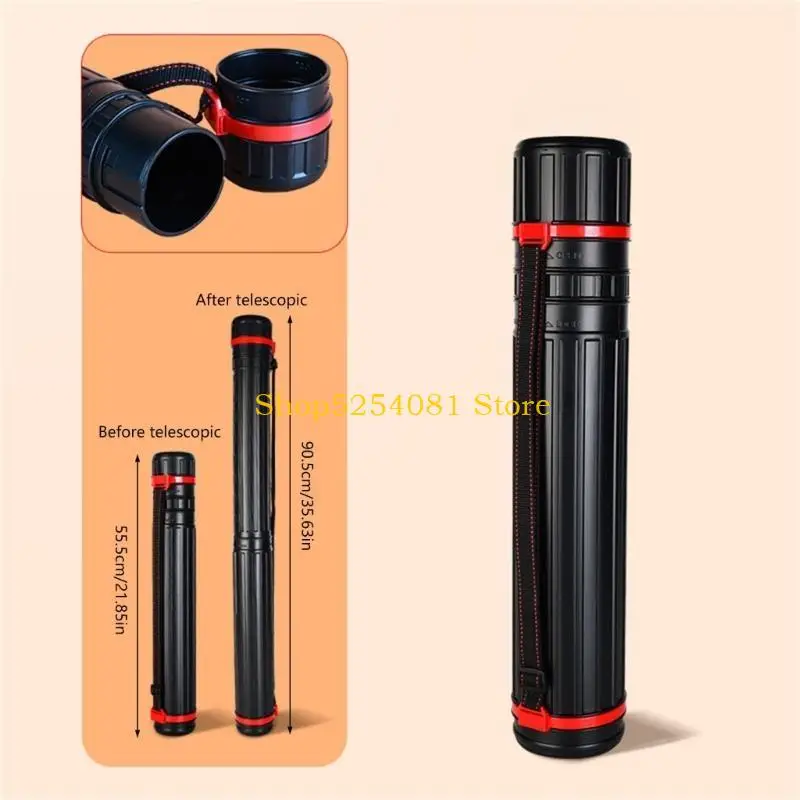 AXYC Telescoping Poster Tube Extendable Poster Tube with Strap, Telescoping Art Transport Tube for Document Poster Drawing