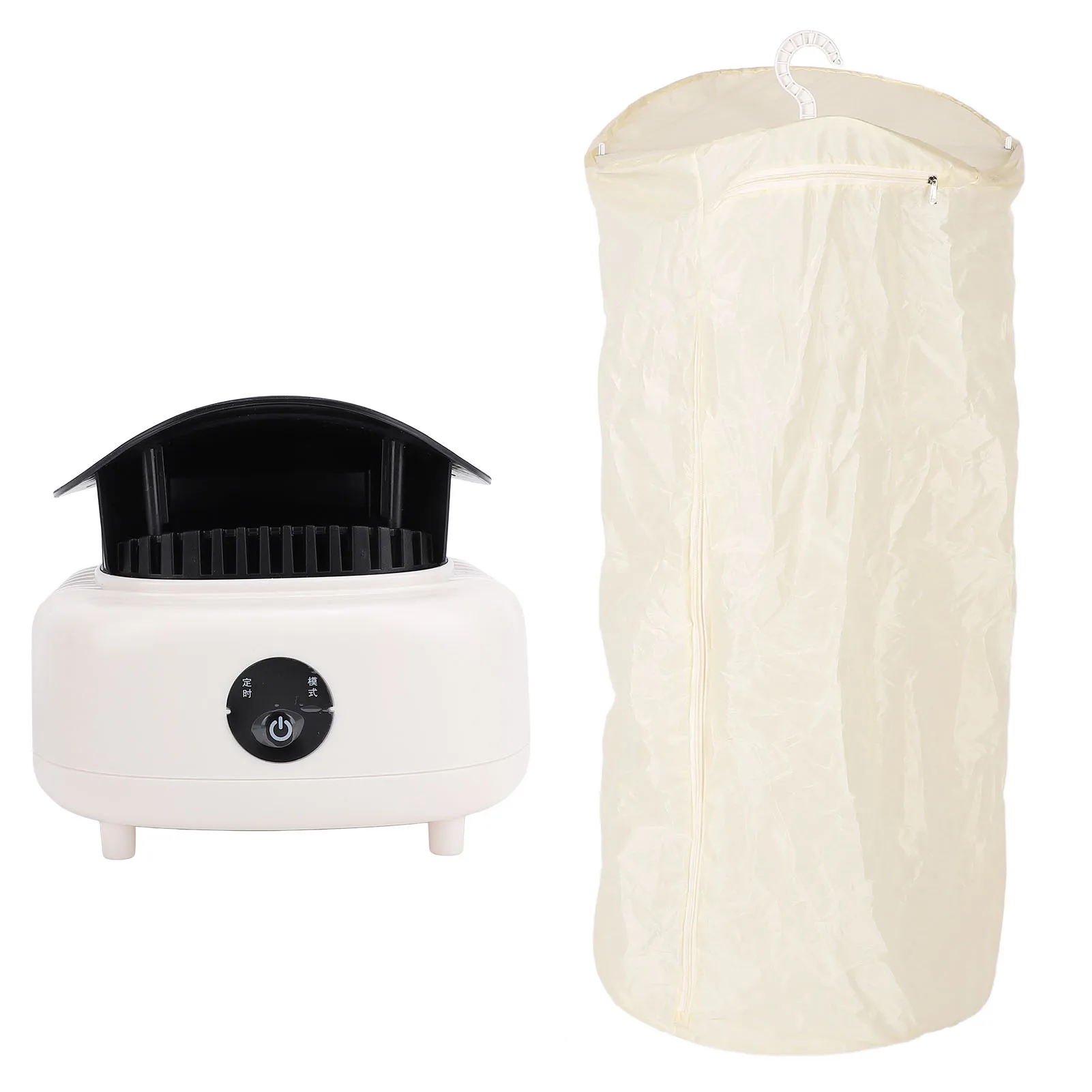 مجفف ملابس محمول بقدرة 800 وات - آلة تجفيف سريعة مدمجة وقابلة للطي مع شاشة رقمية، مثالية للسفر والمنزل والشقة