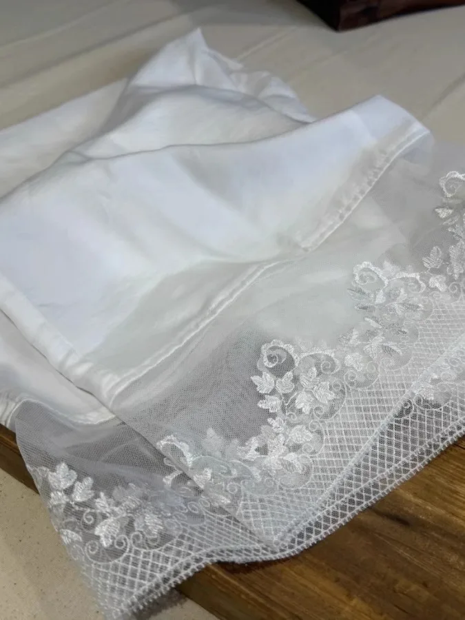 

Комплект из топа и юбки White Series из медно-аммиачного волокна: удлиненные повседневные трусы с высокой талией для женщин