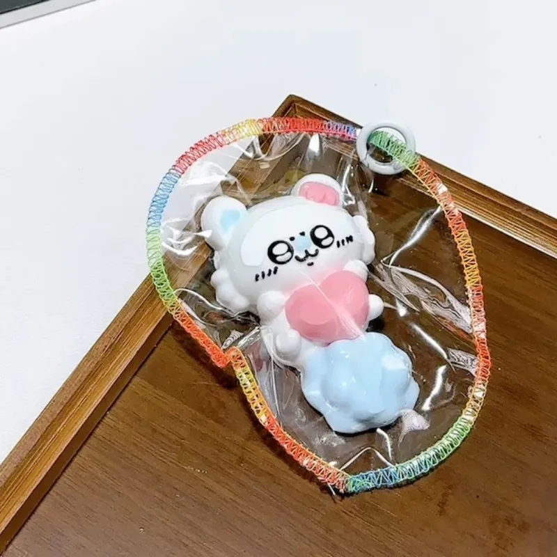 Anime Chiikawa Momonga Squishy Toy Handmade Food Grade Safe Material Soft Elastic Comfy Feel Cute Stress Relief Squeeze Fidget