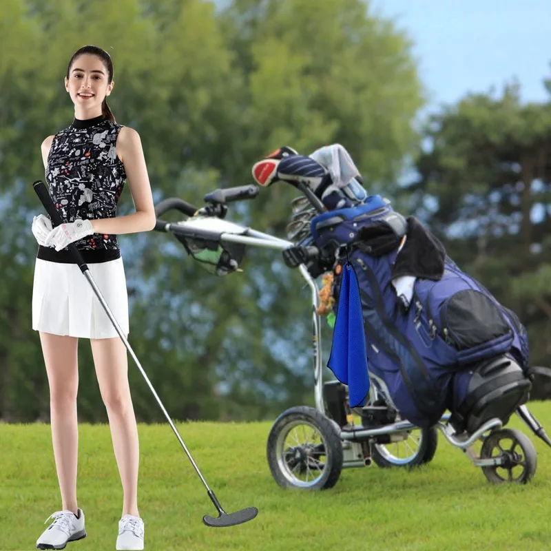 3 Pcs Quick Dry Golf Towel with Hook 16\