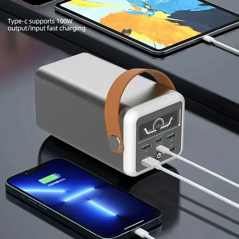 باور بانك بسعة كبيرة 120000 مللي أمبير في الساعة محمول PD 100 وات شحن سريع باور بانك للهاتف المحمول والكمبيوتر اللوحي والبطارية الخارجية